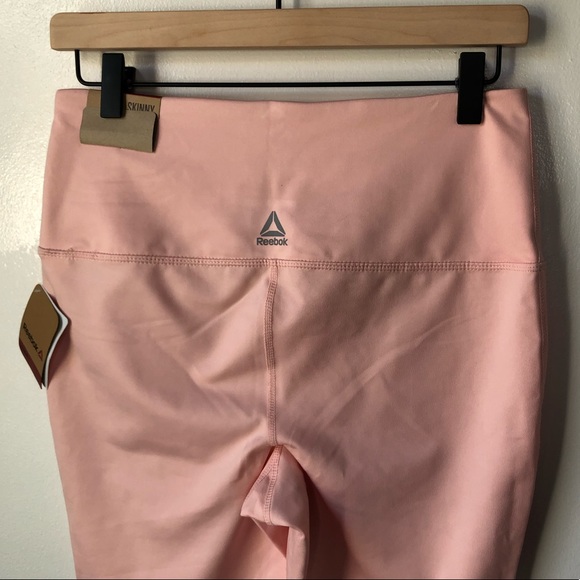 Reebok Women's Align High Rise Capri Leggings Impatiens Pink M - Picture 13 of 16
